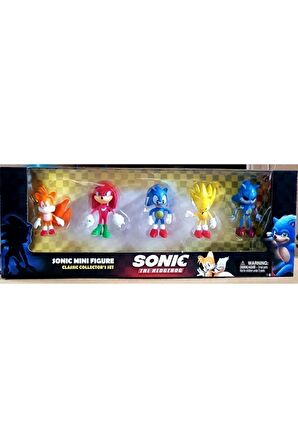 Sonic Oyuncak 5 Li Set Sonik Figür Oyuncak