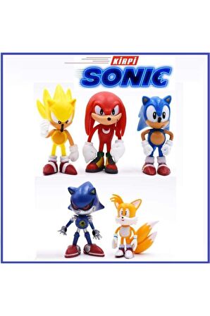 Sonıc Oyuncak 5 Power Et Figür 5li Sonic Figür Set