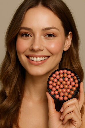 Girist Gabrini Bronz Şeftali & Pembe Işıltılı Renk Allık 301