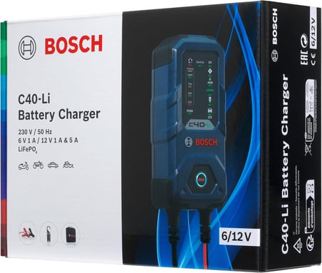 C40-LI 6V &amp;12V Akü Şarj Cihazı
