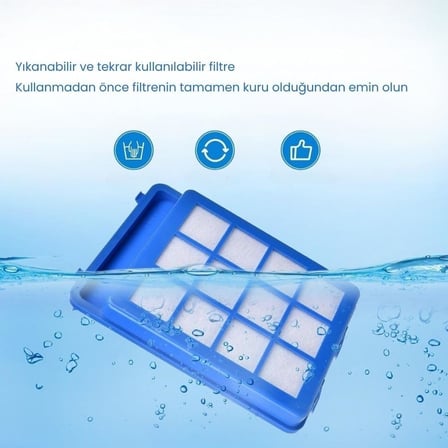 Marathon Ultimate Philips FC 9919 ve FC9924 Uyumlu Filtre Seti