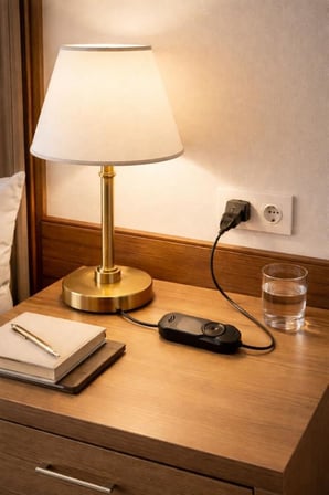 Dimmer Arapuarlı Anahtarlı Kablo Siyah 2 mt Işık Ayar Anahtarlı Kablo