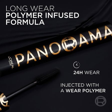 L'Oreal Paris Panorama Hacim Veren Maskara All Night Black - Siyah