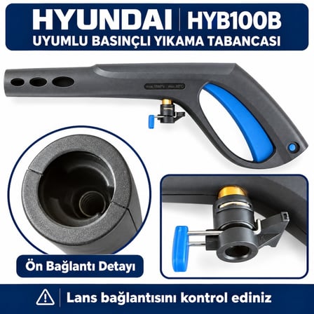 HYB100B Uyumlu Basınçlı Yıkama Tabancası 160 Bar
