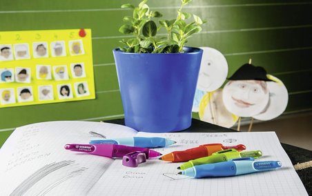 EASYergo 3.15 Sol - Ergonomik Mekanik Kurşun Kalem - Pembe &amp; Lila Blister