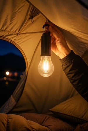 Busstier Type C Şarjlı Kamp Lambası Solar Şarj Destekli Taşınabilir LED Kamp Ampulü Sıcak Işık Modlu Askılı Acil Durum Çadır Lambası Outdoor Gece Lambası