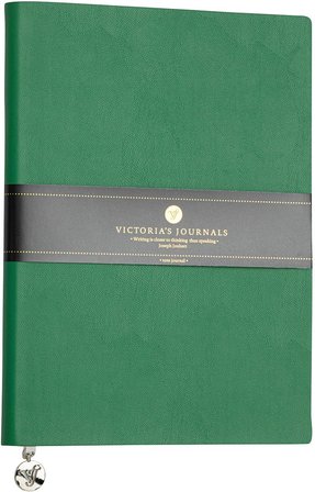 Smyth Classic Esnek Kapak Çizgili Defter, 14.8x21 cm -Yeşil