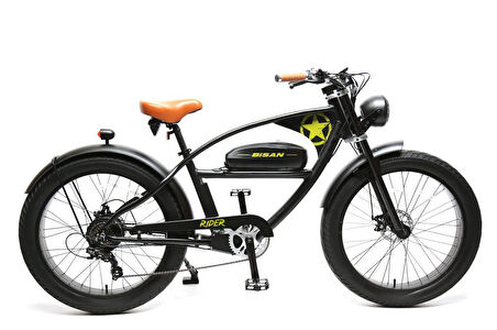 BİSAN RİDER CHOPPER HARLEY TİP ELEKTRİKLİ BİSİKLET 2024 MODEL