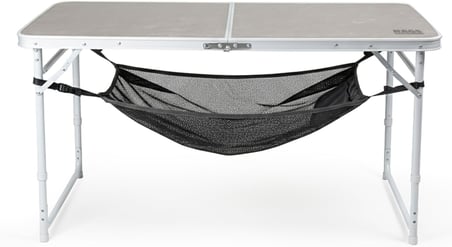 Haegs Masa Altı Saklama Filesi, Kamp Piknik Outdoor için Masa Altı Kamp Malzemeleri Eşya Depolama, Düzenleyici Organizer Kese Hurç File - XL - 80x40 cm - Gri