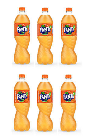 Fanta Portakal Aromalı Gazoz 1 Lt X 6 Adet