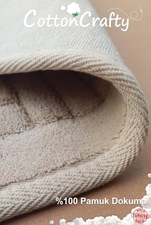 %100 Pamuk Dokuma Su Emici Banyo Paspas Seti, Banyo Halısı Çiçek 2 Li Set 60x100-60x50 (ANTRASİT)