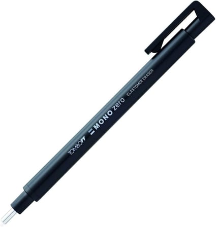 Mono Zero Kalem Silgi, Yuvarlak Uç, 2,3Mm, Siyah