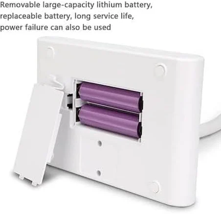 WD-6075 Dimmerli Led Ayarlanabilir Kablosuz Type-C Şarjlı Masa Lambası Çalışma Lambası (6047)