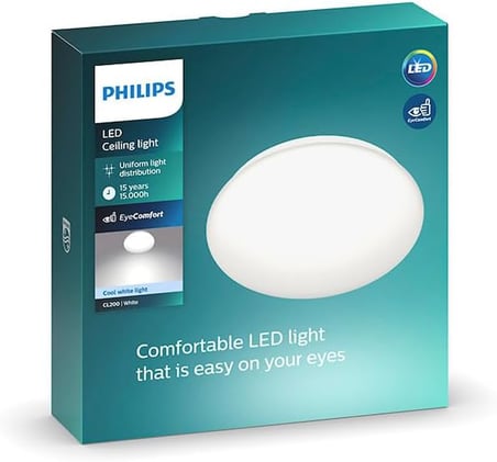 Philips CL200 Fonksiyonel Tavan Lambası 6W 4000K Gün Işığı Entegre LED