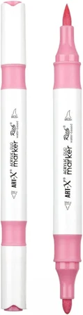 Art-X Çift Uçlu Akrilik Marker Çizim Kalemi Her Yüzeye Uygun Kalıcı Mürekkep 1-6 Mm Uç Kalınlıkları,SYFARTXAKRİLİK25