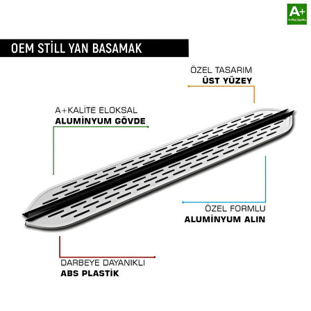 CİTROEN BERLİNGO ** KISA SAŞE ** 2019 2020 2021 2022 2023 2024 2025 2026 ARACA ÖZEL YAN BASAMAK