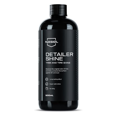 DetailerShine Araç Trim ve Lastik Parlatıcı-500 mL-Araç Lastik, Trim, Tampon Bakımı, Detailing, Lastik, Tekerlek Parlatma