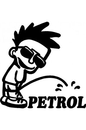 Işeyen Çocuk Oto Sticker Araba Yapıştırma