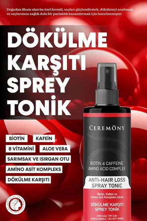 CEREMONY DÖKÜLME KARŞITI SAÇ SPREYİ TONİĞİ 250ML