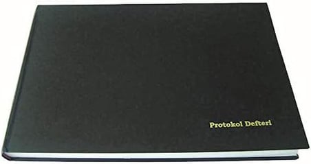 Hasta Kayıt Protokol Defteri Ciltli 96 Yapr