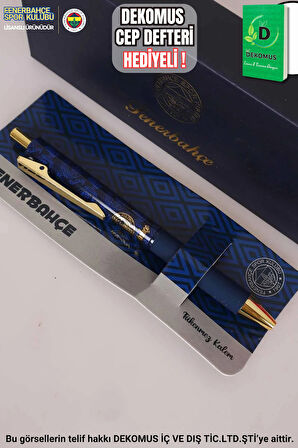 "DEKOMUS CEP DEFTERİ HEDİYELİ" LİSANSLI FENERBAHÇE HYBRID INK MEKANİK TÜKENMEZ KALEM