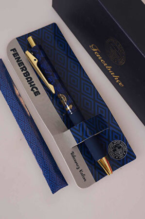 "DEKOMUS CEP DEFTERİ HEDİYELİ" LİSANSLI FENERBAHÇE HYBRID INK MEKANİK TÜKENMEZ KALEM