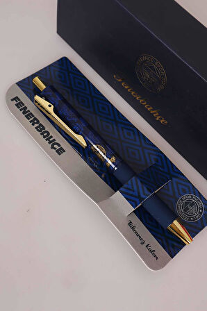 "DEKOMUS CEP DEFTERİ HEDİYELİ" LİSANSLI FENERBAHÇE HYBRID INK MEKANİK TÜKENMEZ KALEM