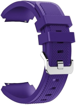 Honor Watch GS 3 ile uyumlu Kordon Kayış Çizgili Silikon 22/CZG