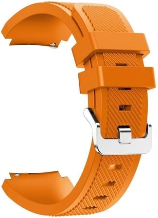 Honor Watch GS 3 ile uyumlu Kordon Kayış Çizgili Silikon 22/CZG