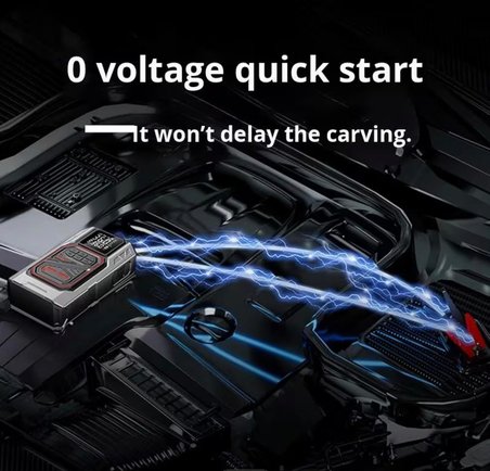 Harvox Çok Fonksiyonlu Taşınabilir Araç Güç Destek Cihazı – Akü Takviye &amp; Power Destek Ünitesi Jump Starter – 12 V Çok Amaçlı Güç Kaynağı – Hava Basınç Pompası ve Acil Işık Fonksiyonlu