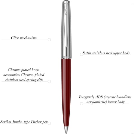 Scrikss Metropolis 78 Tükenmez Kalem Bordo