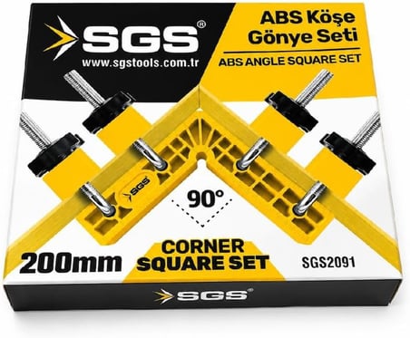 Sgs SGS2091 Köşe Gönye Seti 200mm