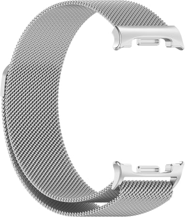 Samsung Galaxy Watch 8 / Watch 8 Classic (40mm/44mm/46mm) Uyumlu Milanese Loop Metal Hasır Kordon – Manyetik Paslanmaz Çelik Bileklik, Unisex Ayarlanabilir Saat Kayışı