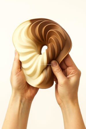 İkili Silikon Kek Kalıbı Spiral ve Yuvarlak Model Yapışmaz Isıya Dayanıklı Yumuşak Silikon Pasta ve Kek Kalıbı Seti Kolay Temizlenen Dayanıklı Fırın Kalıbı Muffin Tatlı Pişirme Kalıbı