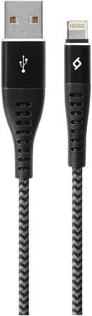 ExtremeCable Ekstra Dayanıklı iPh. Şarj Kablosu 150cm-Siyah