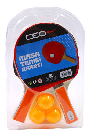 Ceo Sport Masa Tenis Seti (2 Raket+3 Top) Sp0004