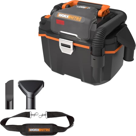 WX031.9 20Volt 200W/16Kpa Li-ion Kömürsüz Flexi Esnek Hortumlu Profesyonel Şarjlı Islak/Kuru Süpürge &amp; Üfleme (Akü Dahil Değildir)