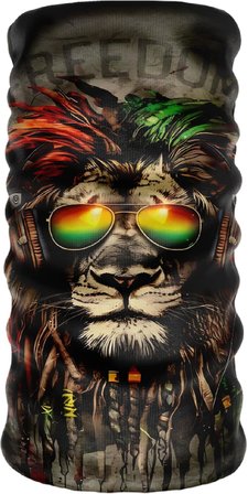 Bebo Store Extreme Spor Motor Ve Bisiklet Kullananlara Özel Desenli Buff Boyunluk Bandana Balaklava - lion-162