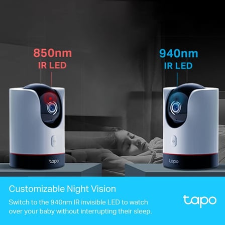 Tapo C225, 2K QHD Wi-Fi Güvenlik Kamerası, Yapay Zeka Desteği, Hareket Tespit ve Takibi, 360°, Renkli Gece Görüşü, Çift Yönlü Sesli İletişim, Bulut/Yerel Depolama, Bebek Ağlaması Tespiti