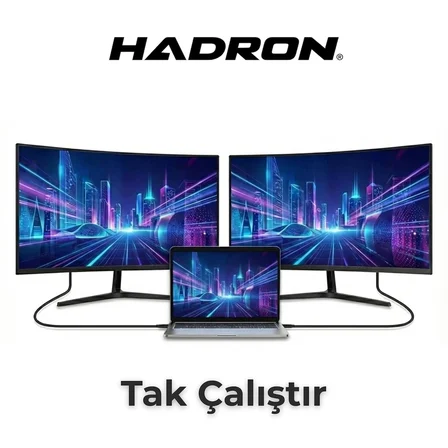 Type-C to DisplayPort Kablo - 8K 60Hz / 4K 144Hz Destekli, 1.8 Metre, Thunderbolt 3/4 Uyumlu, MacBook, iPad ve Yeni Nesil Laptoplar için DP Dönüştürücü Görüntü Kablosu (Siyah)
