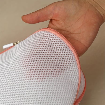 Lotus Yükseltilmiş Sütyen Yıkama Torbası – Sütyenleri Koruyan Kalın File Fermuarlı Torba