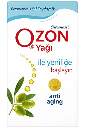 Doğal Ozon Yağı – 50 ml Ozonlanmış Zeytinyağı Cilt Bakım Serumu