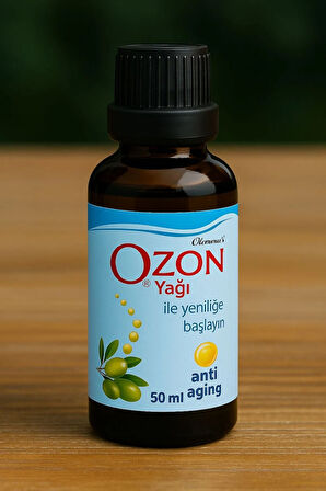 Doğal Ozon Yağı – 50 ml Ozonlanmış Zeytinyağı Cilt Bakım Serumu
