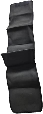 Termal Sauna Kemer, Neopren Malzeme, Bel ve Göbek Eritme, Ayarlanabilir Beden, 60-115 cm, Siyah