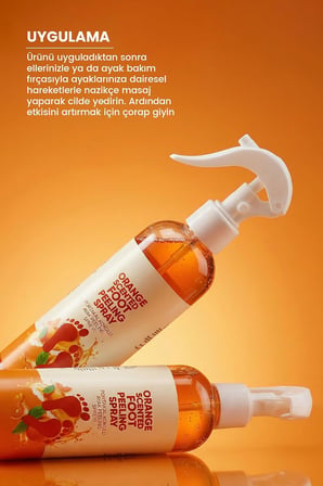Topuk Çatlak Bakım Spreyi 250ml - Peeling, Koku Giderici, Nemlendirici, Ayak Bakım