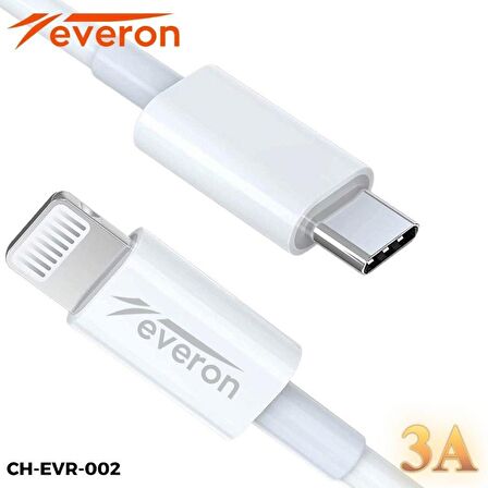 Everon 25W Hızlı Şarj Cihazı TypeC İphone Kablolu EVR002