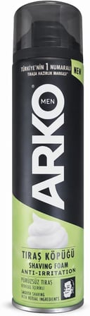 ARKO MEN Anti Irritation Tıraş Köpüğü, 200 Ml