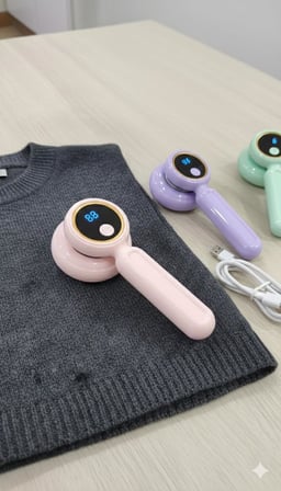 Dijital Ekranlı Şarjlı Tüy Toplama Makinesi - Profesyonel Kumaş ve Tiftik Temizleyici, LED Göstergeli USB Şarjlı Kazak ve Battaniye Tüy Alıcı