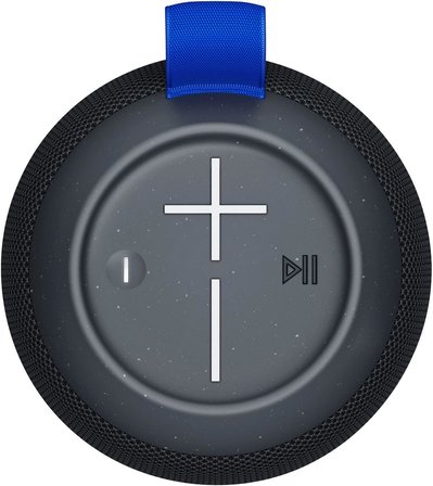 WONDERBOOM Play Taşınabilir Su Geçirmez Bluetooth, Büyük Bas ve 360 Derece Ses, 40 m Kullanım Mesafeli Toz Geçirmez Hoparlör, Siyah