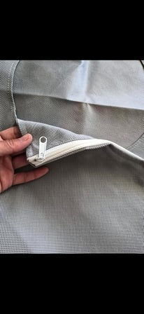 Kapı Arkası Kirli Çamaşır Torbası 75x50 cm – Duvara Asılabilir Oyuncak ve Çamaşır Düzenleyici, Fermuarlı Alt Boşaltma